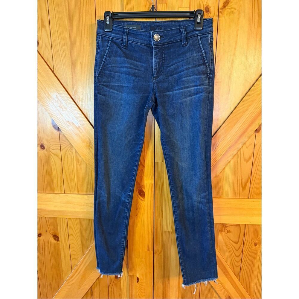 KUT from the Kloth Diana Skinny Trouser Blue Denim Jeans Size 0 (7074)